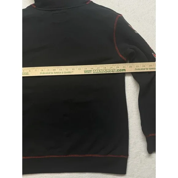 Broken Promises x Happy Bunny I'm Bad Contrast Black Hoodie Woman's Large Pocket - Picture 14 of 16